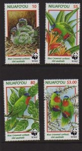 Tonga 1998 Sc 202-205 WWF set MNH