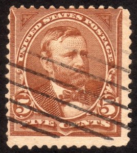 1895, US 5c, Grant, Used, Sc 270