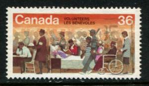 1132 Canada 36c Volunteers, used