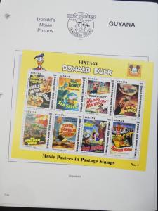 EDW1949SELL : GUYANA Beautiful collection of VF MNH Disney sets, S/S & Shtlts