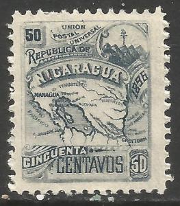 NICARAGUA 89F MOG MAP V913