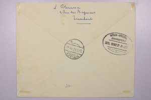 Belgium 1953 Registered Express Cover Turnhout to Germany - L39235