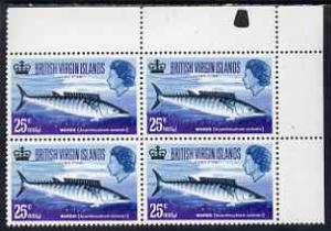 British Virgin Islands 1968 Wahoo 25c (Game Fishing) unmo...