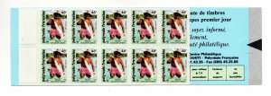 French Polynesia 611a Booklet Mint Never Hinged