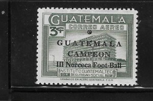 Guatemala 1967 Victory in 3rd Norceca soccer games overprinted Sc C360 MLH A389