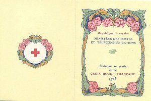 FRANCE 1965 RED CROSS BOOKLET MNH 