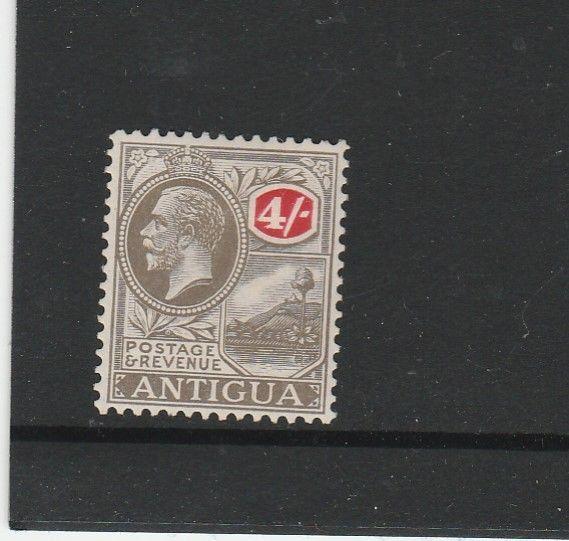 Antigua 1921/9 Script CA 4/- MM SG 80