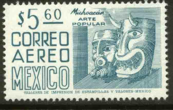 MEXICO C477, $5.60 1950 Definitive 9th issue, unwatermarked. MINT, NH. F-VF.