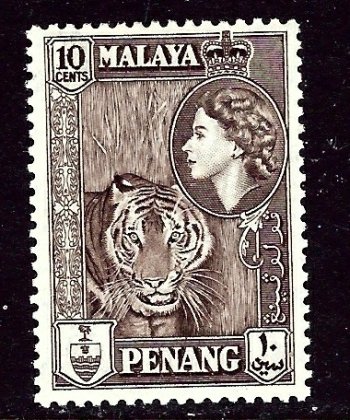 Malaya-Penang 50 MLH 1957 Tiger    (ap3903)