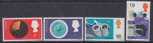 Great Britain 1967 British Discoveries & Inventions 4v MNH SG#752-755 GB5736