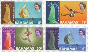 203744 HINGED BAHAMAS 1968 19 JUEGOS OLIMPICOS VERANO MEXICO 1968