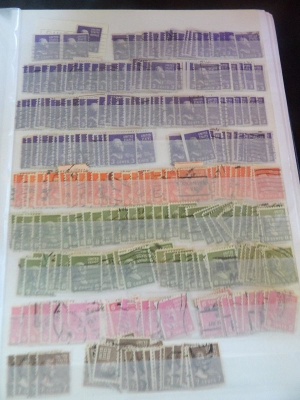 Large Accumulation, Bank Notes, Wash/Frank/Prexies ++. $750+ CV.