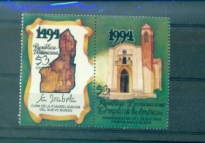 Dominican Republic - Sc# 1170. 1994 1st Church in the New World. MNH. $10.00.