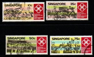 SINGAPORE SG503/6 1985 25th ANNIV OF PEOPLE'S ASSOCIATION FINE USED