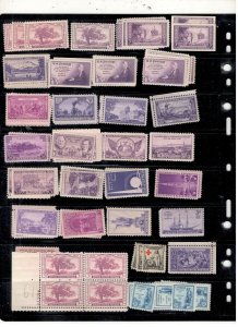 EARLY US COLLECTION ALL MINT