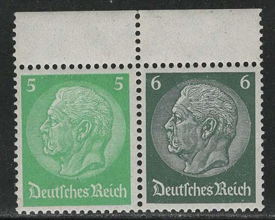 Germany Scott # 418, 419, mint nh, se-tenant, Mi# W69