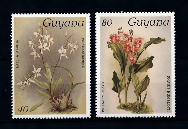 [79754] Guyana 1986 Flora Flowers Blumen Orchids  MNH