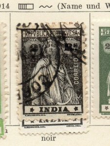 Portuguese India 1914 Early Issue Fine Used 2r. NW-172044