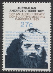 Antarctic Territory #L56 Antarctic Treaty 12th  MNH