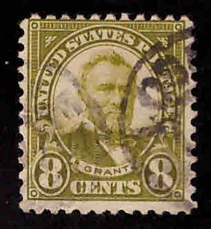 USA Scott 560 Used 8c Grant stamp