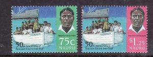 Nauru-Sc#432-3-Unused NH set-Return from Truk-1996-