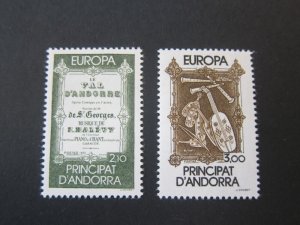 Andorra 1985 Sc 337-38 set MNH