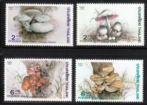 Thailand 1986 Sc 1161-4 Mushrooms MNH