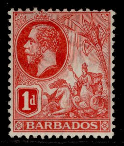 BARBADOS GV SG172, 1d red, M MINT. Cat £11.