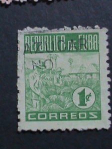 ​CUBA-1939-48  CUBA CIGARS MANUFACTURE STAMPS- THE MOST HARD TO FIND USED VF