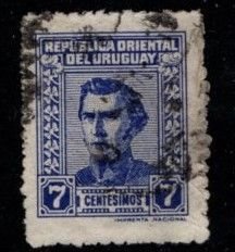 Uruguay - #572A Artigas (Redrawn) - Used