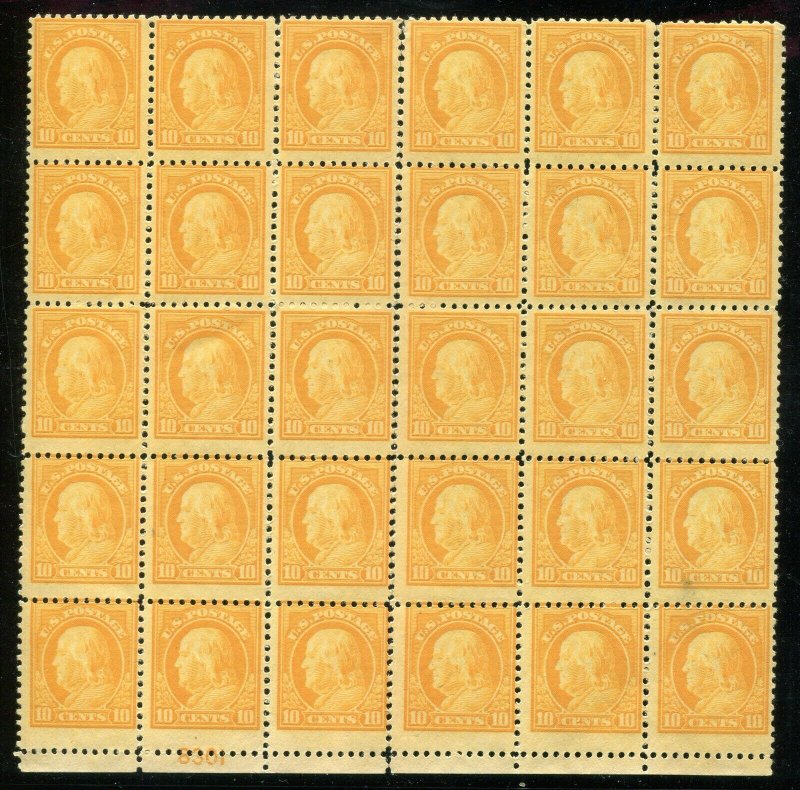 UNITED STATES #510 MINT BLOCK OF 30