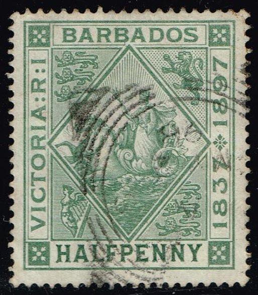 Barbados #82 Seal of the Colony; Used (0.75)