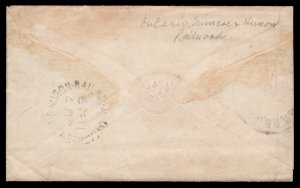 RY-131 Ontario Simcoe & Huron Railroad 1859 RF F. 