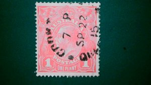 1917 Australia SG-AU21CC A Watermark under Crown Die 1