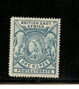 British East Africa #102a (B976) Queen Victoria & British Lions, M,VLH,CV$120.00