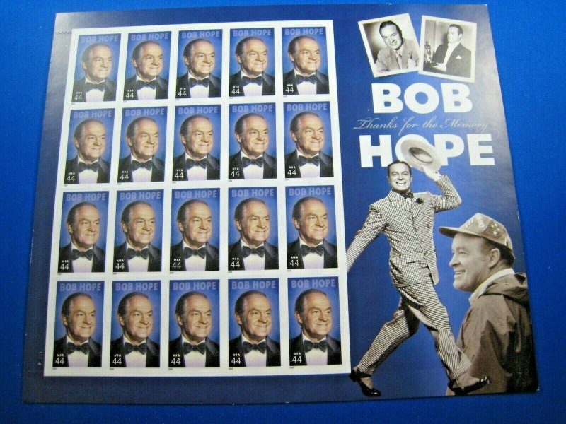 UNITED STATES - SCOTT #4406 - BOB HOPE - FULL PANE     MNH   (ce)