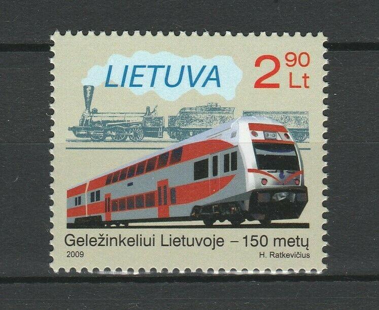 Lithuania 2009 Trains / Railroads MNH stamp