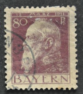 DYNAMITE Stamps: Bavaria Scott #85 – USED