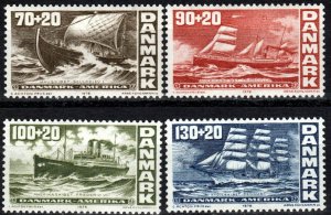 Denmark #B49-52  F-VF Unused CV $3.25 (X5383)