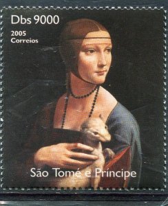Sao Tome & Principe 2005 LEONARDO DA VINCI 1v Perforated Mint (NH)