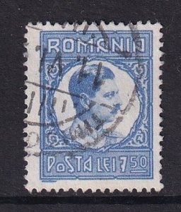 Romania #376  used 1930  King Carol II 7.50 l