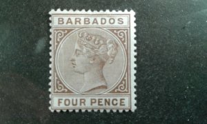Barbados #65 mint hinged wmk 2 e21.3 12902