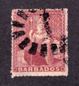 Barbados      17a     used       unwmk        CV $77.50