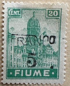 Fiume 1919-20 Sc.58 Unused