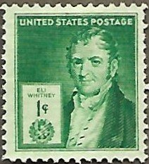 United States #889 1c Eli Whitney MNG (1940)