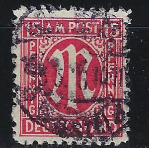 Germany AM Post Scott # 3N9a, used