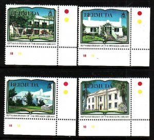 Bermuda-Sc#576-9- id9-unused NH set-Architecture-1989-