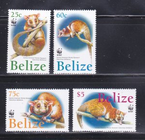 Belize 1177-1180 Set MNH WWF