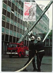 59118  -  FRANCE - POSTAL HISTORY: FDC MAXIMUM CARD 1982  -  FIRE FIGHTERS