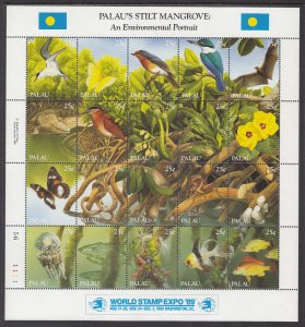 Palau 221 Mangrove Sheet MNH VF